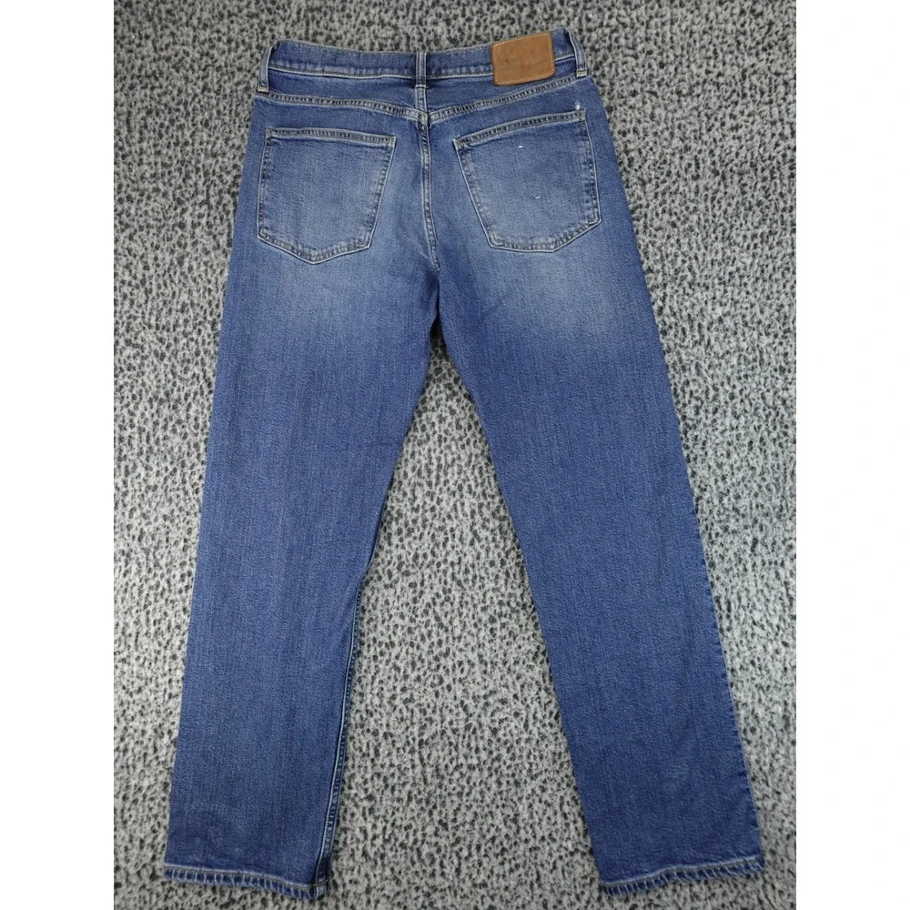 Banana Republic Authentic Straight Jeans‎ Mens 32x32 Blue Medium Wash Stretch